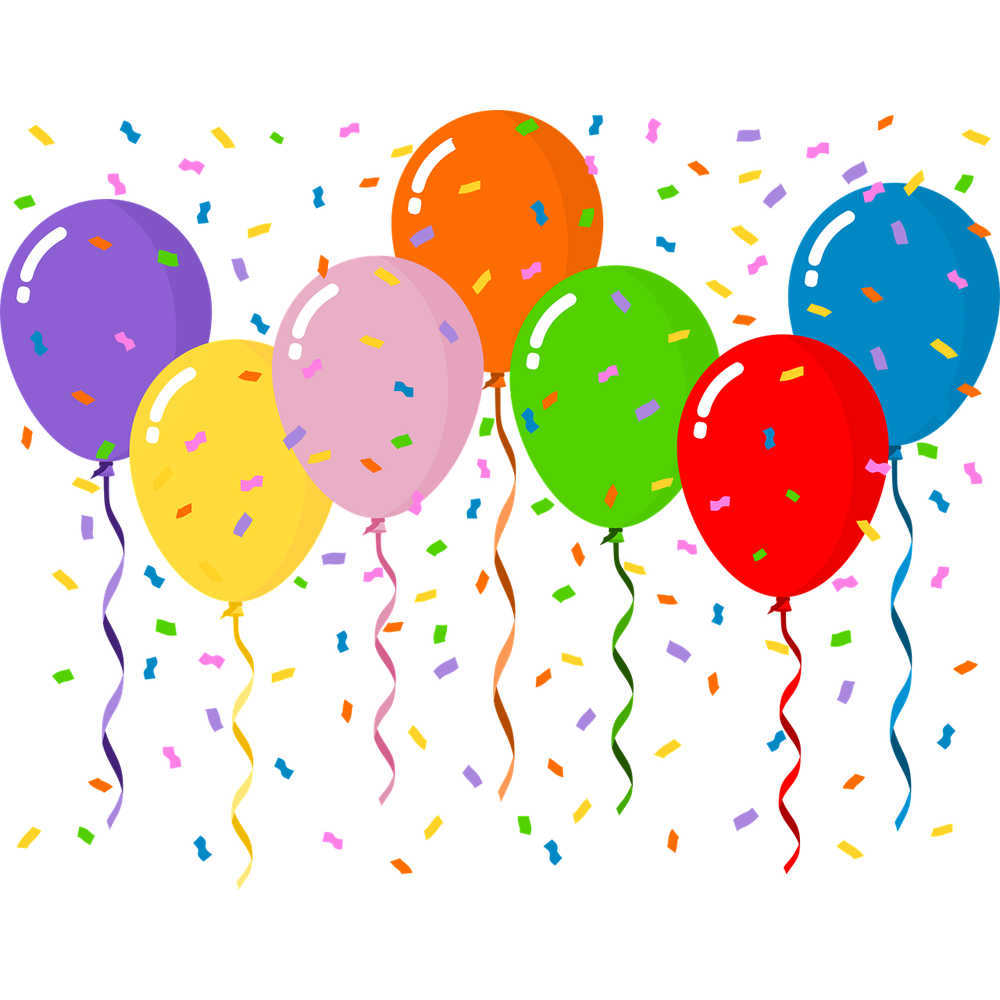 Hinterhalt-Party-Feier-Luftballons